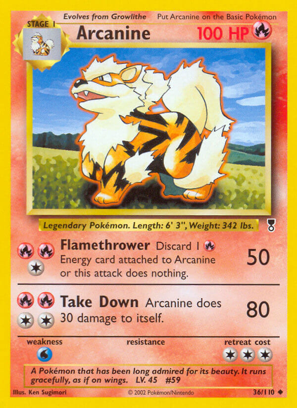 036/110 Arcanine