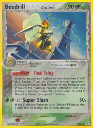 001/113 Beedrill (delta species)