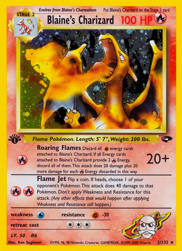 002/132 Blaines Charizard