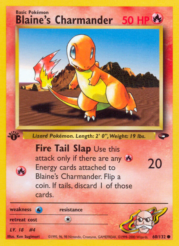 060/132 Blaines Charmander