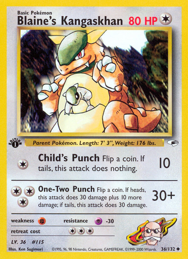 036/132 Blaines Kangaskhan
