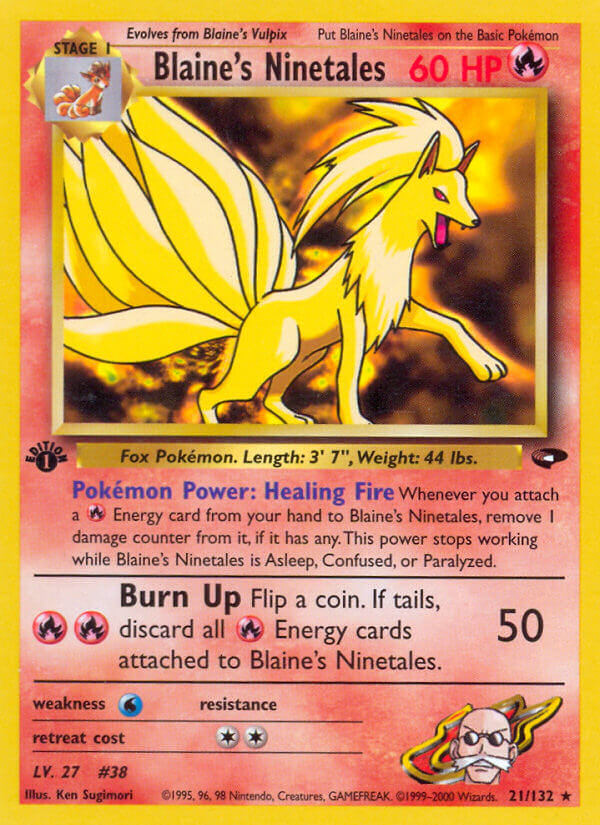 021/132 Blaines Ninetales