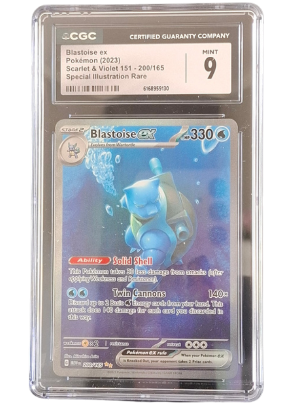 CGC 9 Mint Blastoise EX 200/165