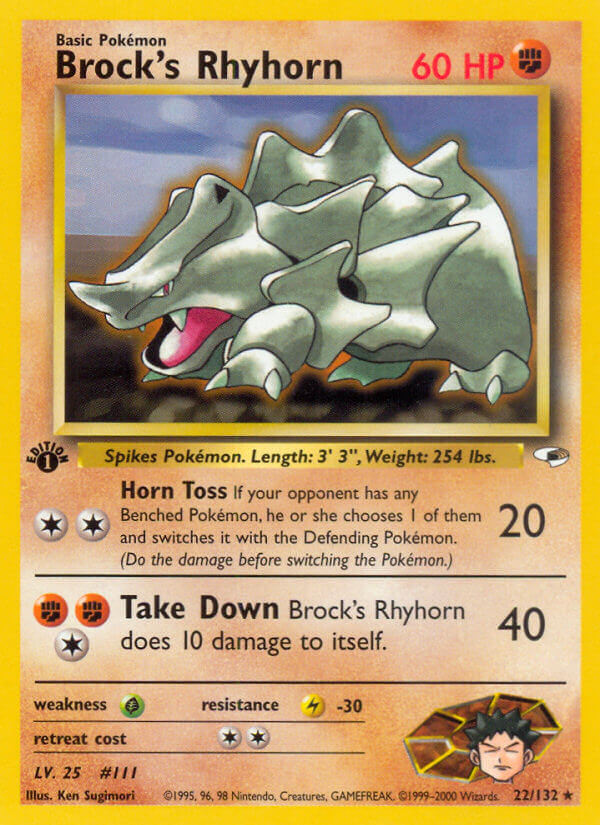 022/132 Brocks Rhyhorn