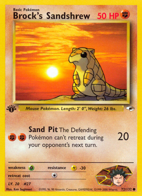 072/132 Brocks Sandshrew