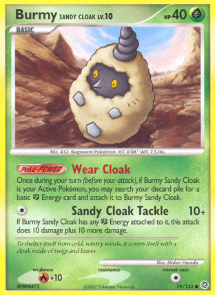 079/132 Burmy Sandy Cloak