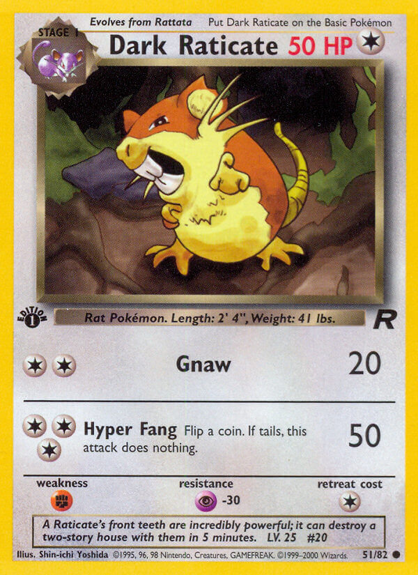 051/82 Dark Raticate
