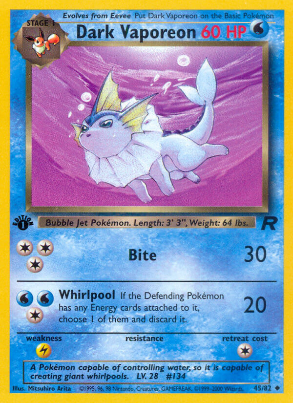 045/82 Dark Vaporeon