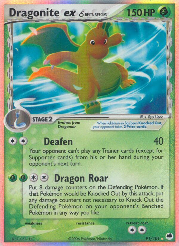 091/101 Dragonite ex (delta species)