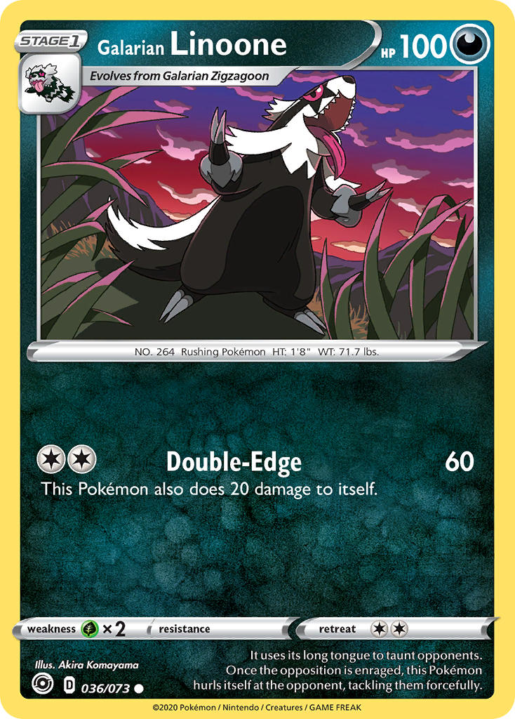 036/073 Galarian Linoone