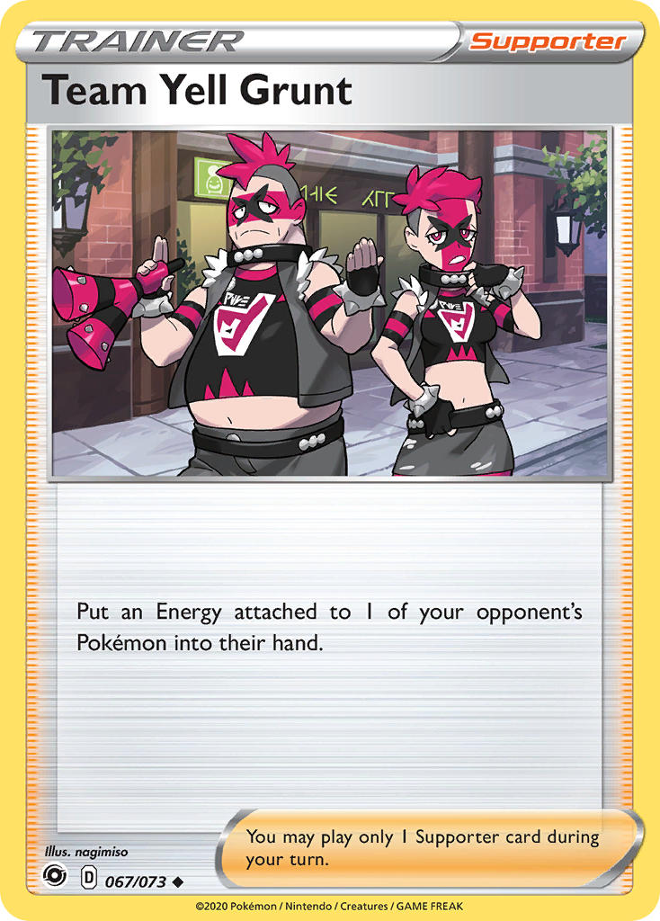 067/073 Team Yell Grunt