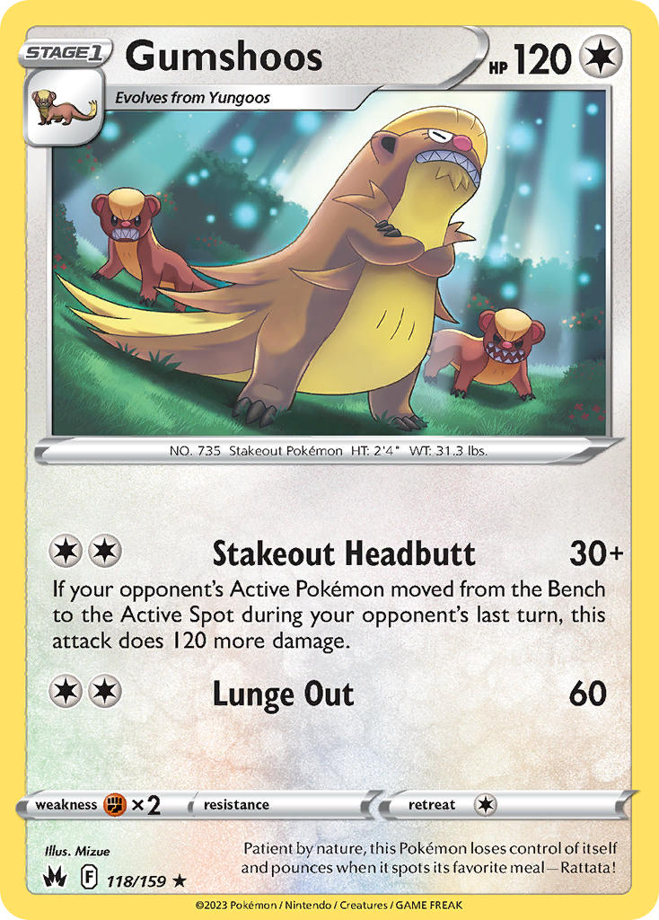 118/159 Gumshoos