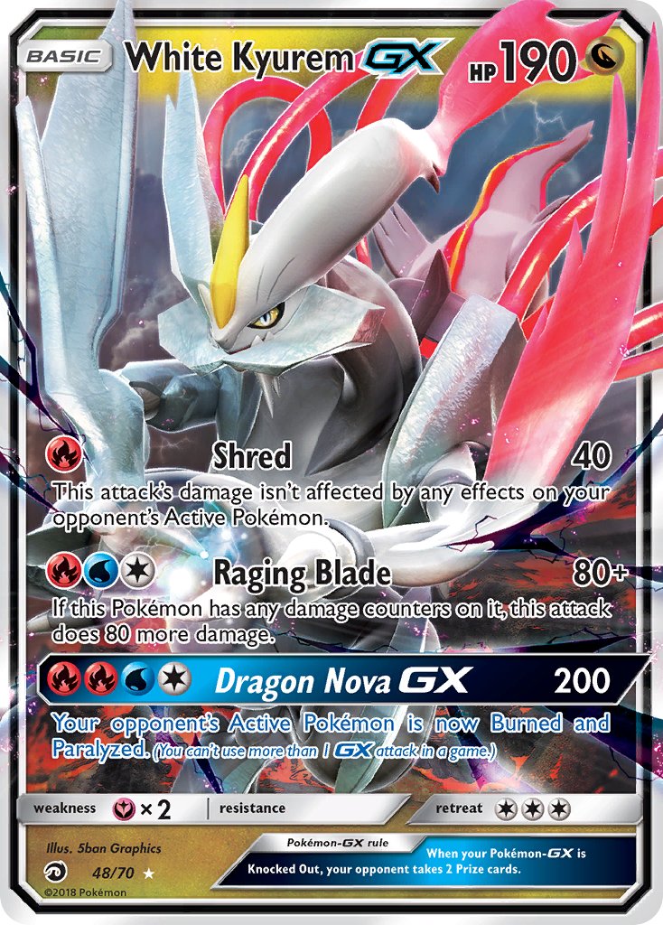 048/70 White Kyurem GX