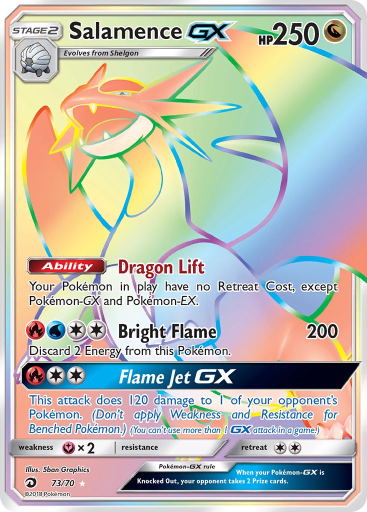 073/70 Salamence GX (Secret Rare)