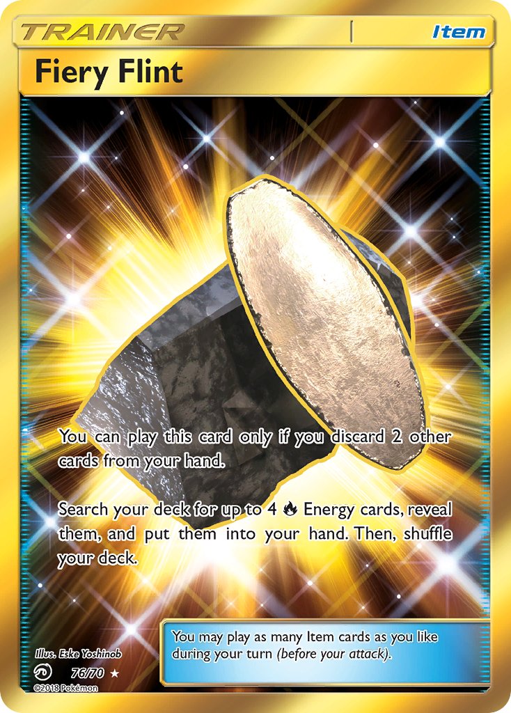 076/70 Fiery Flint (Secret Rare)