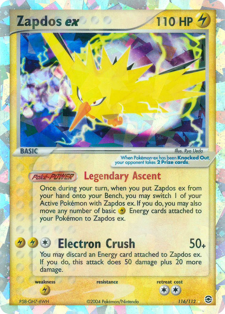 116/112 Zapdos ex