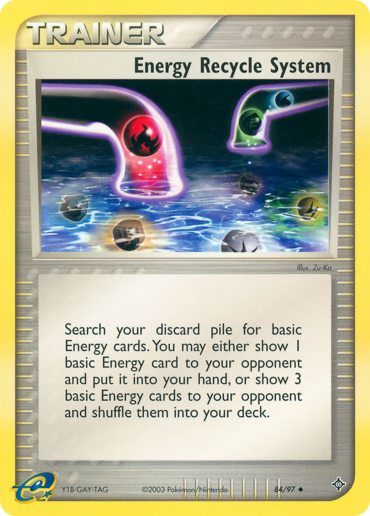 084/97 Energy Recycle System
