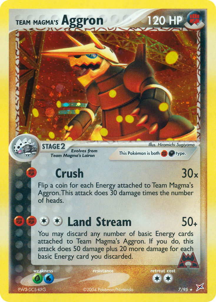 07/95 Team Magma's Aggron