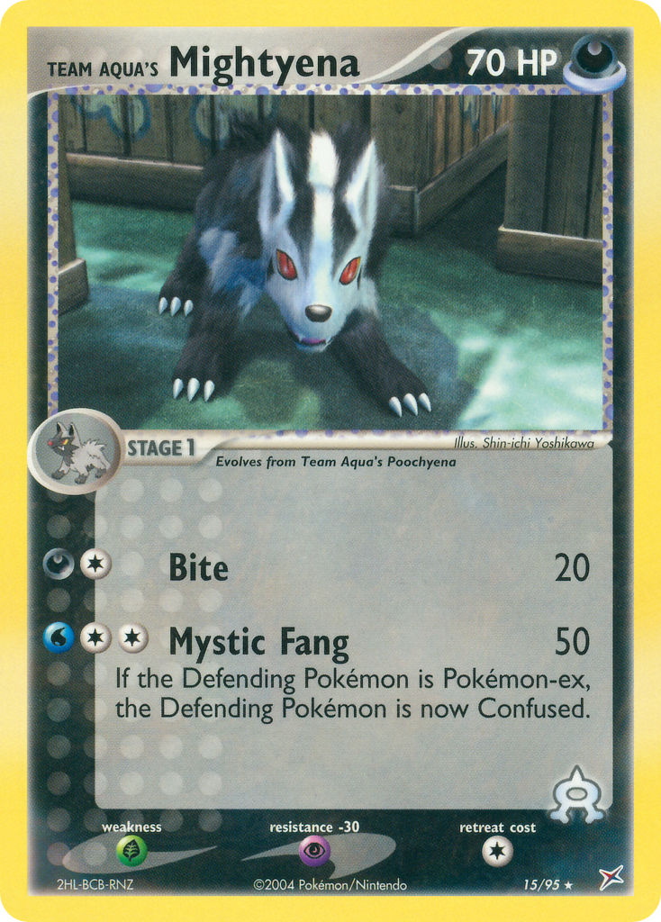 15/95 Team Aqua's Mightyena