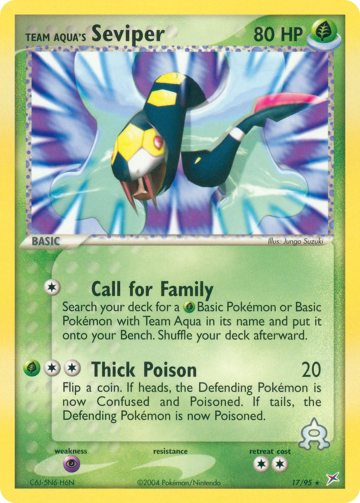 17/95 Team Aqua's Seviper