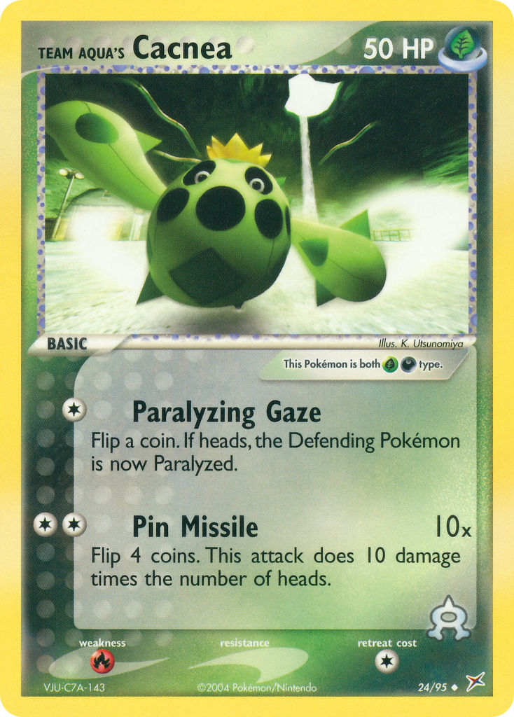 24/95 Team Aqua's Cacnea