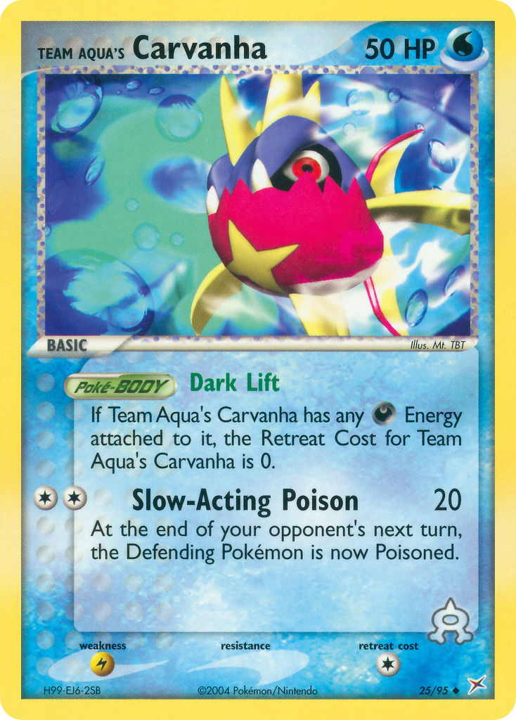 25/95 Team Aqua's Carvanha