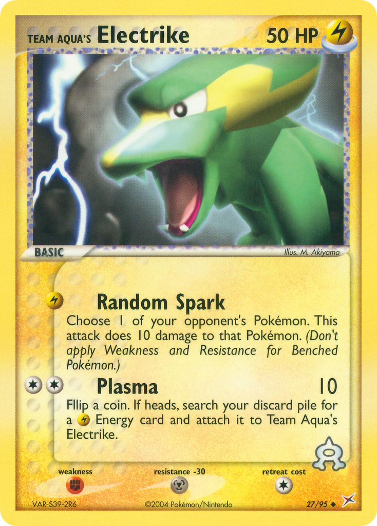 27/95 Team Aqua's Electrike