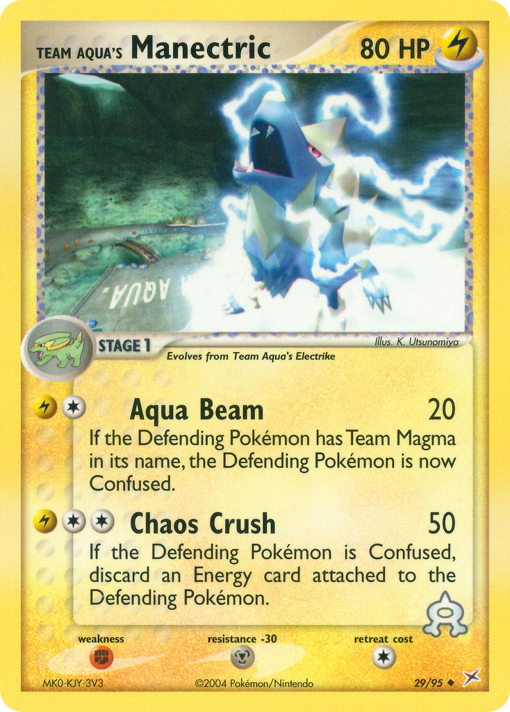 29/95 Team Aqua's Manectric