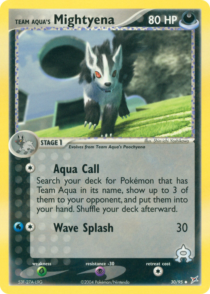 30/95 Team Aqua's Mightyena