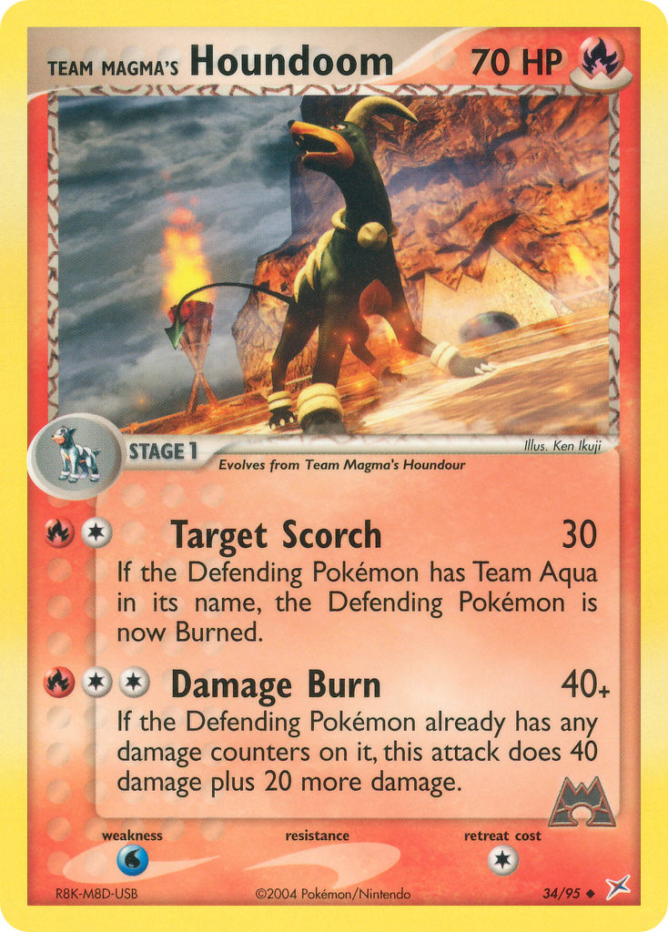 34/95 Team Magma's Houndoom
