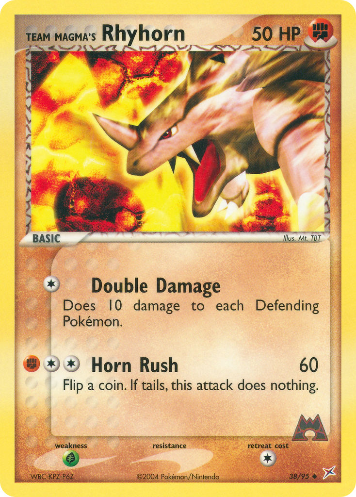 38/95 Team Magma's Rhyhorn