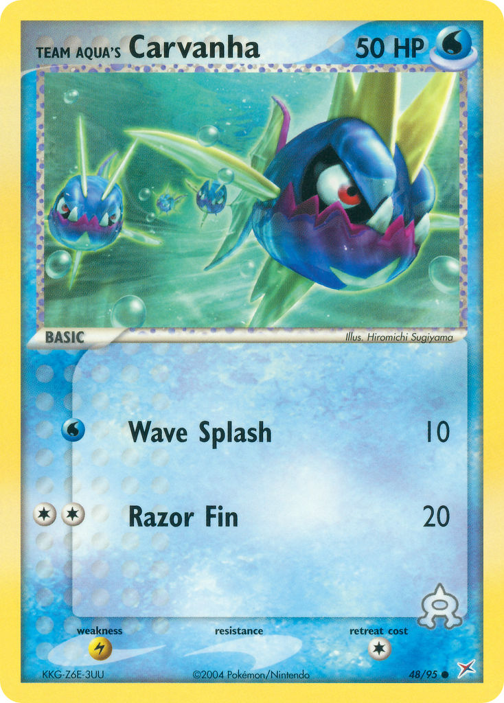 48/95 Team Aqua's Carvanha