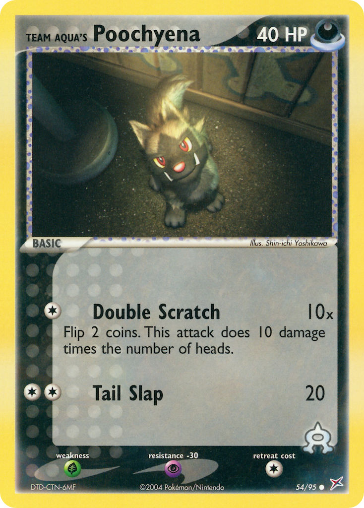 54/95 Team Aqua's Poochyena