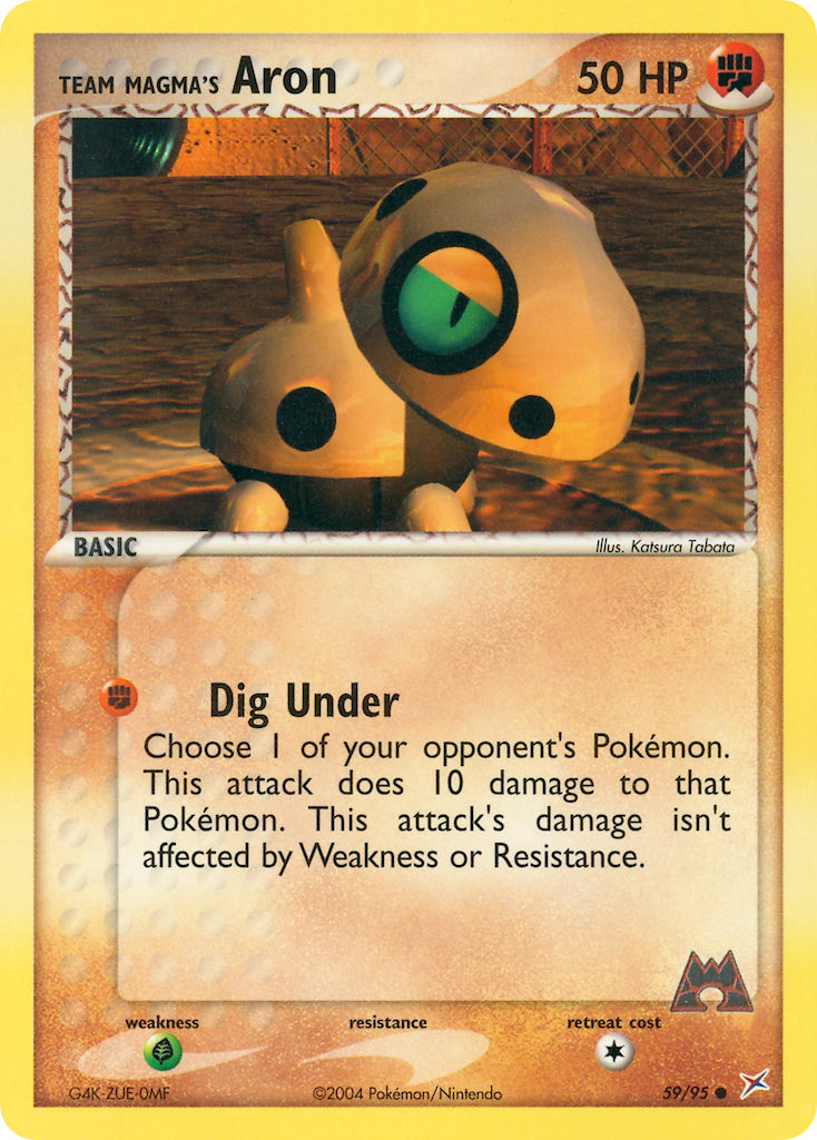 59/95 Team Magma's Aron