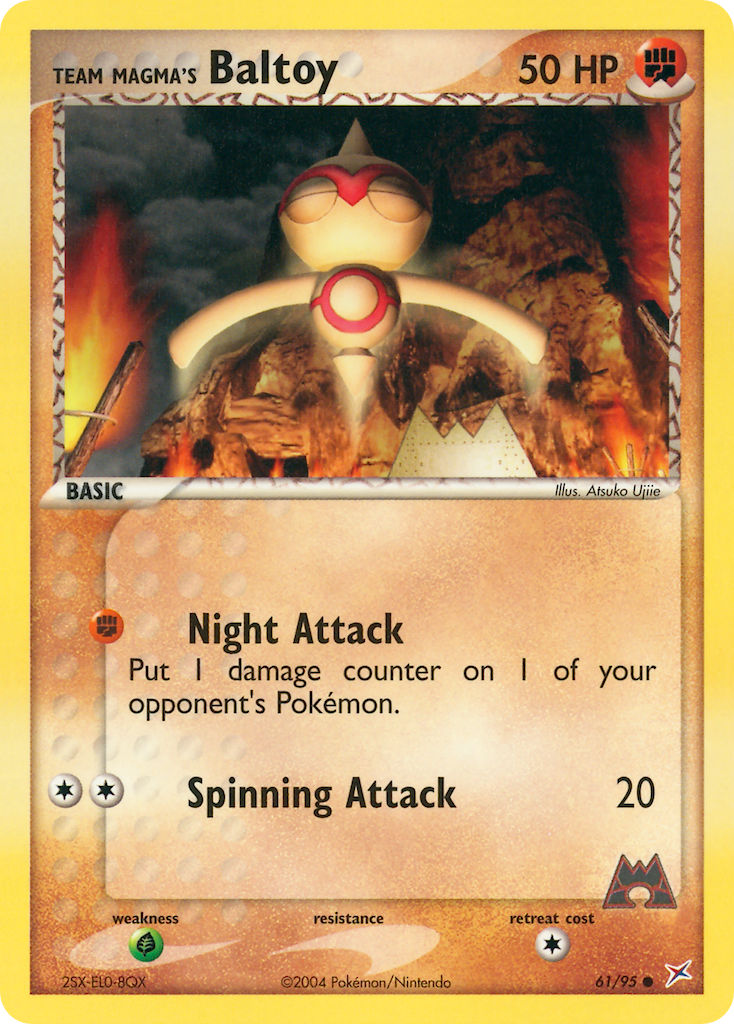 61/95 Team Magma's Baltoy