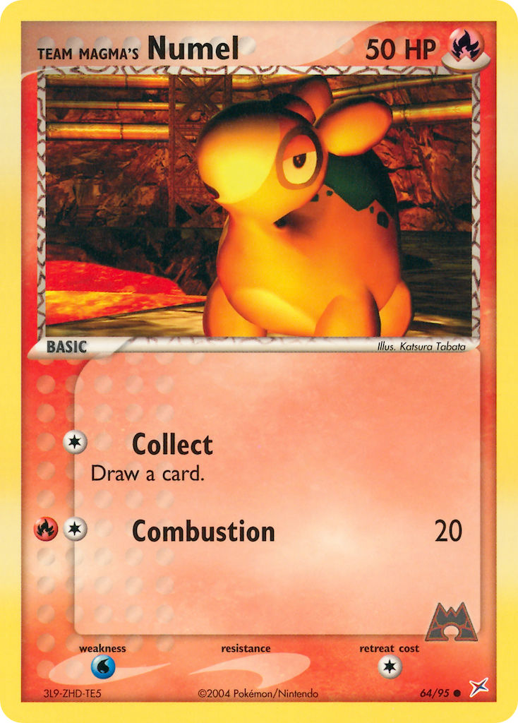 64/95 Team Magma's Numel