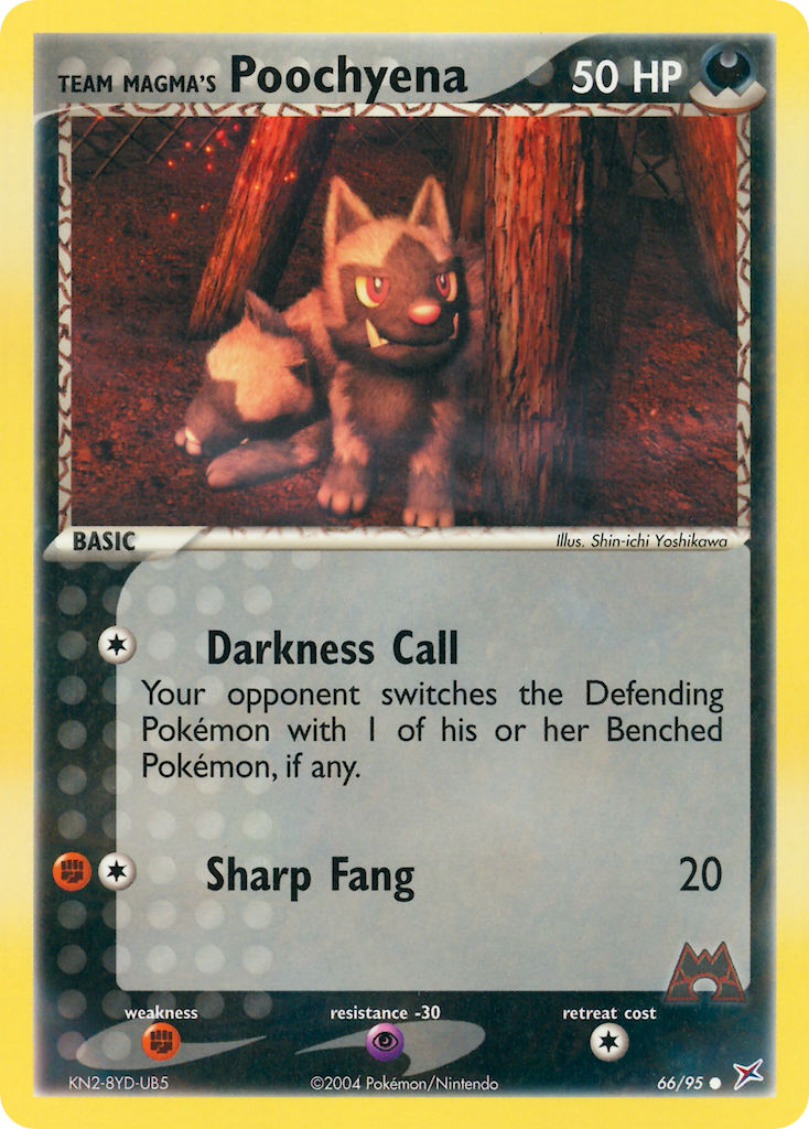 66/95 Team Magma's Poochyena