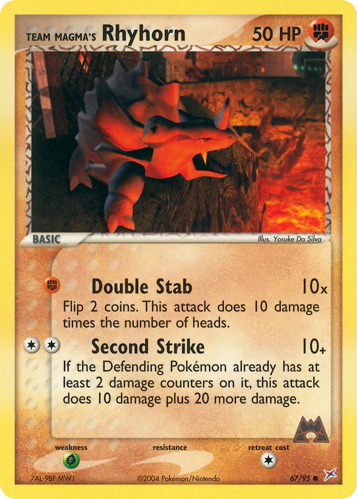 67/95 Team Magma's Rhyhorn