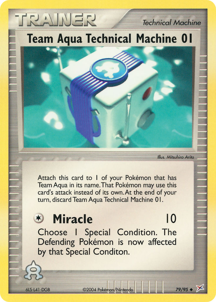 79/95 Team Aqua Technical Machine 01