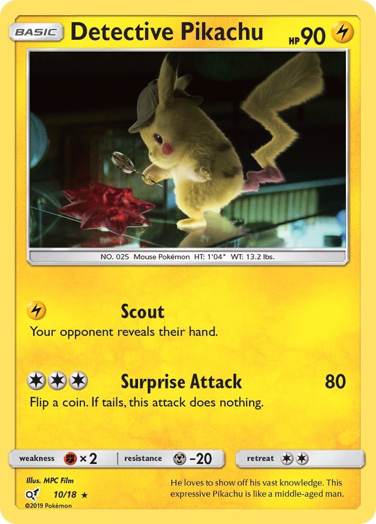 010/018 Detective Pikachu
