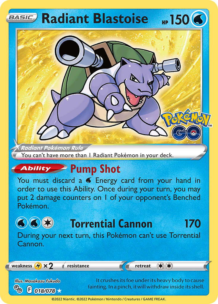 018/078 Radiant Blastoise