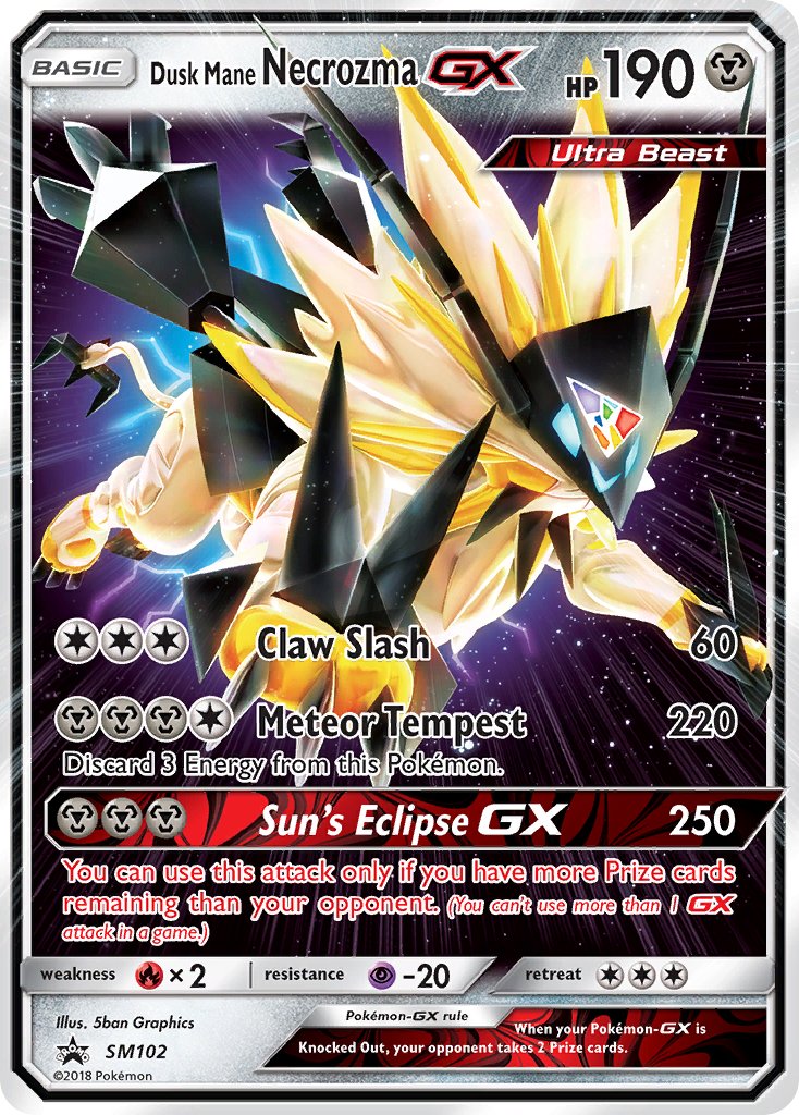 SM102 Dusk Mane Necrozma GX