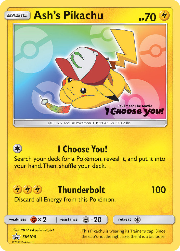 SM108 Ash’s Pikachu