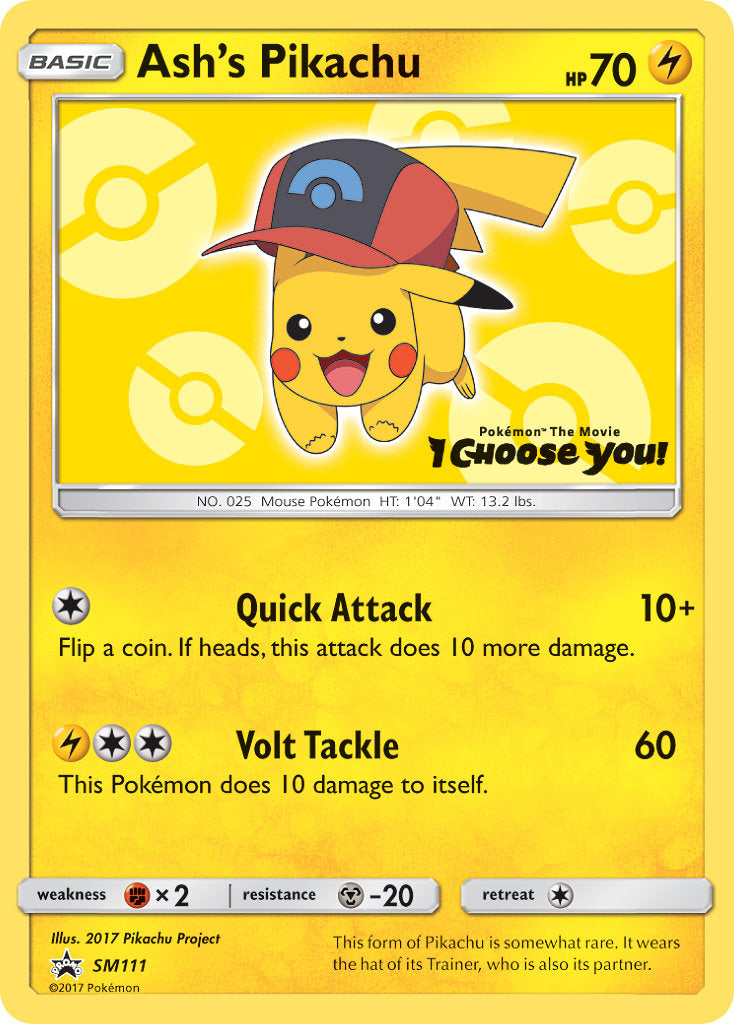 SM111 Ash’s Pikachu