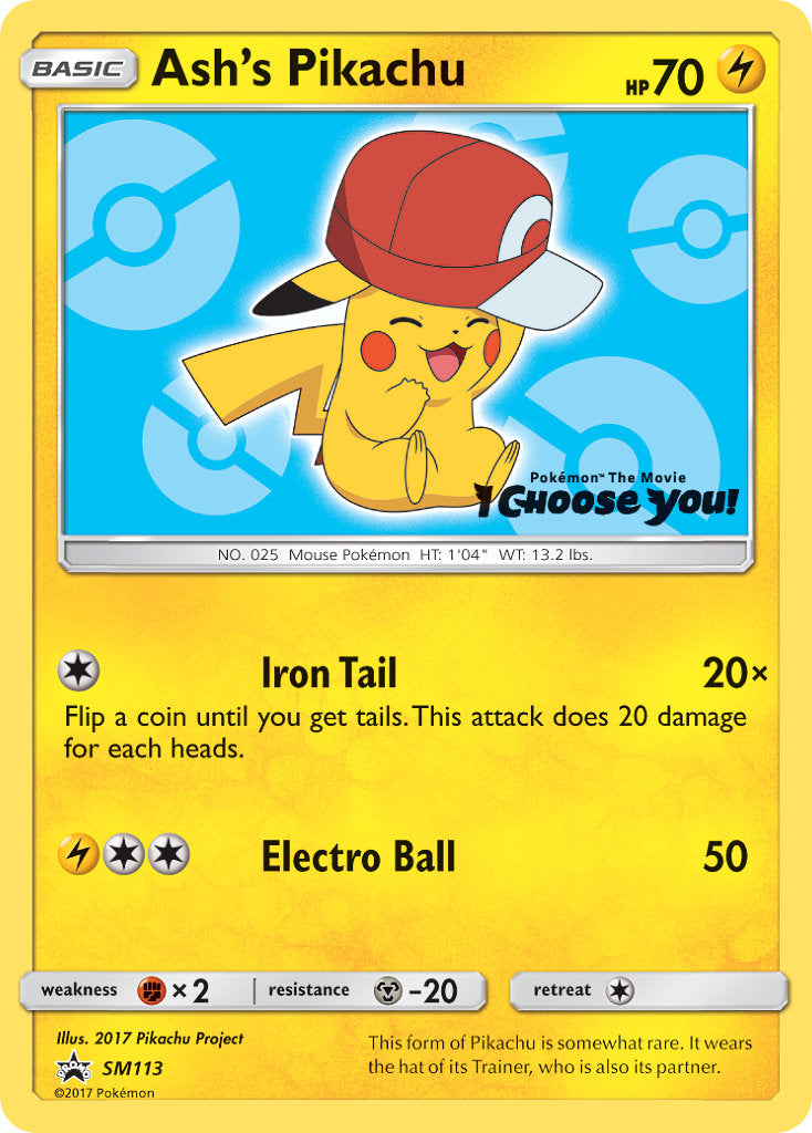 SM113 Ash’s Pikachu