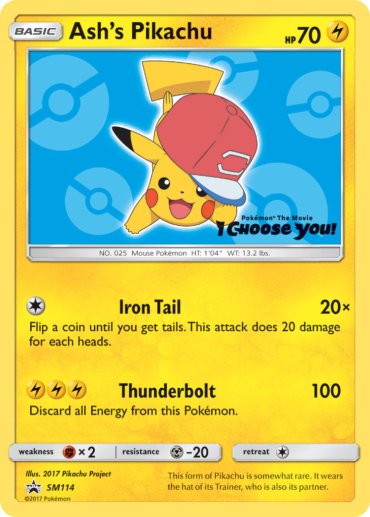 SM114 Ash’s Pikachu