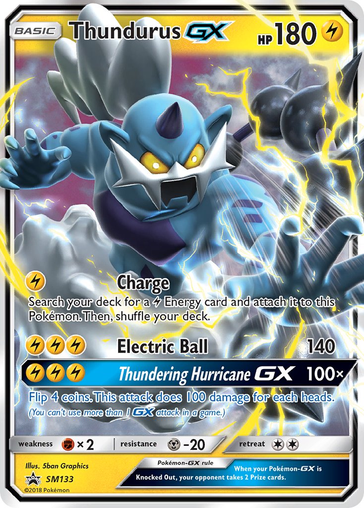 SM133 Thundurus GX