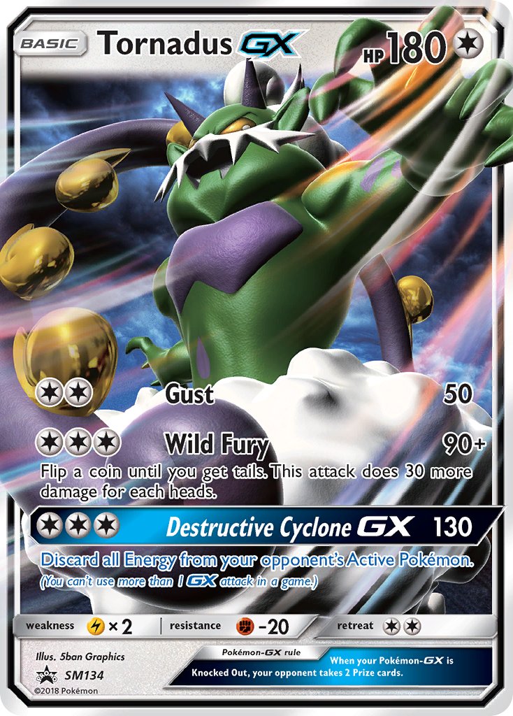 SM134 Tornadus GX
