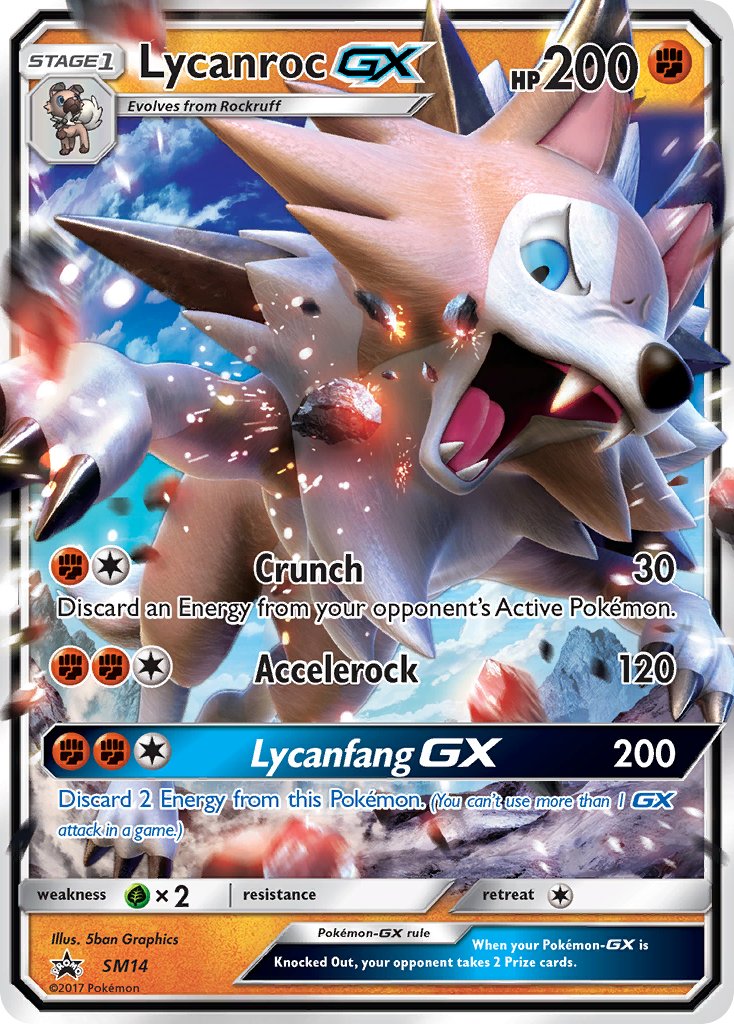 SM014 Lycanroc GX