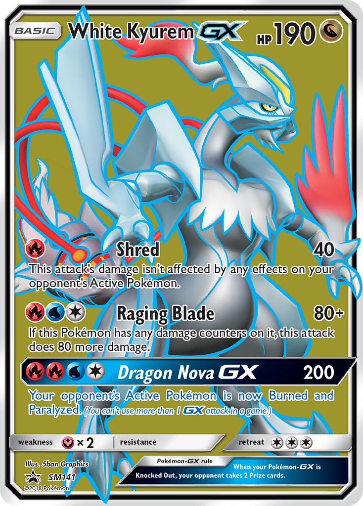 SM141 White Kyurem GX